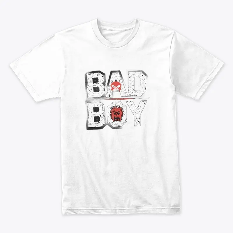 Bad Boy unique typography t shirt design